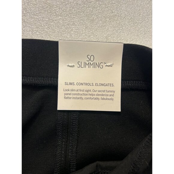 Chicos So Slimming Black Straight Leg Pants Chico's Size 0 Small NWT - Picture 7 of 7